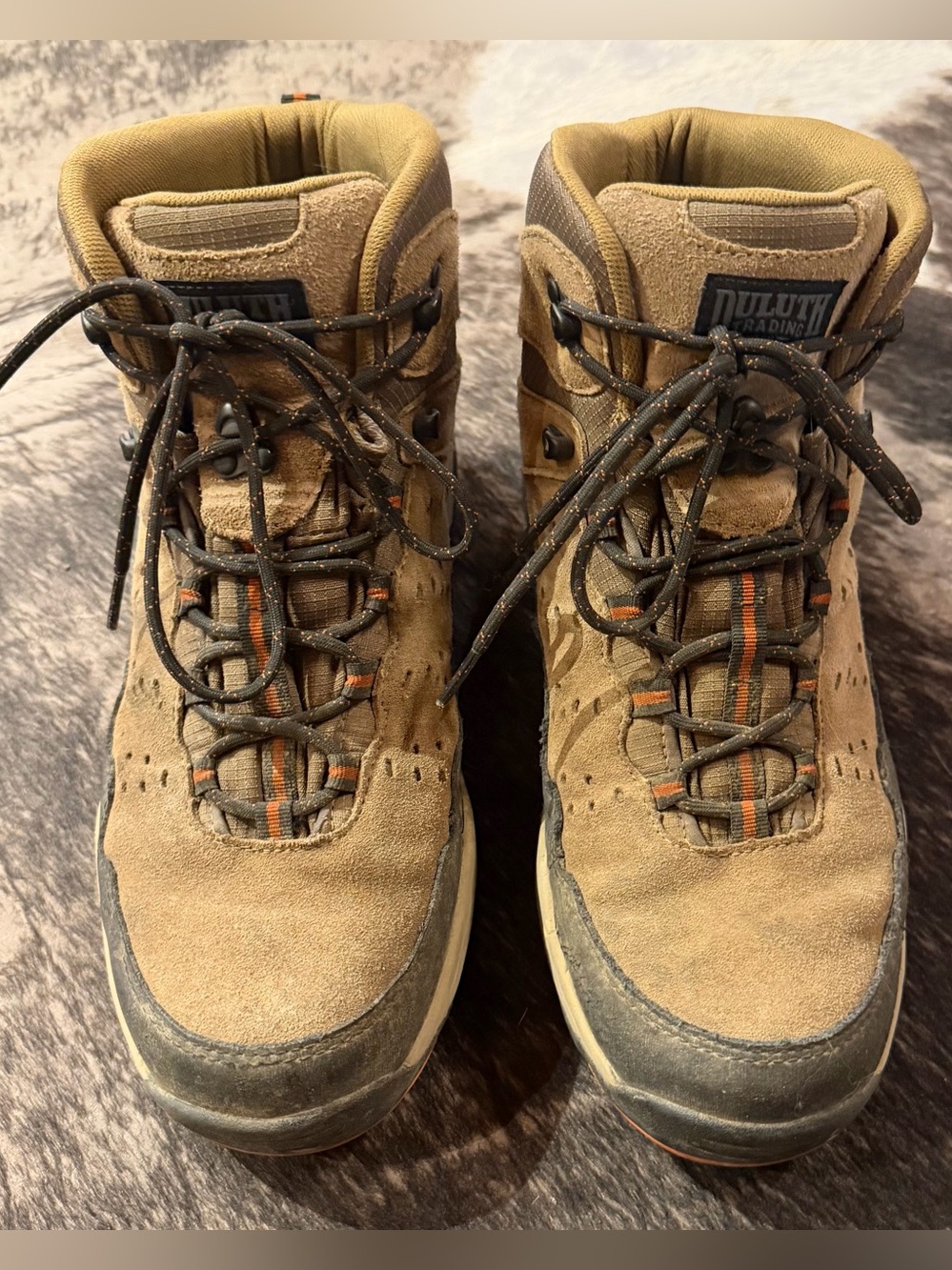 Duluth Trading Co Men’s Tan Brown Hiking Boots size 12